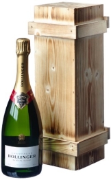 Bollinger Special Cuvée Brut in Holzkiste DGN geflammt (1 x 0.75 l) - 1