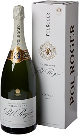 Champagne Pol Roger White Foil Brut, Magnum, im Etui, 1er Pack (1 x 1.5 l) - 1