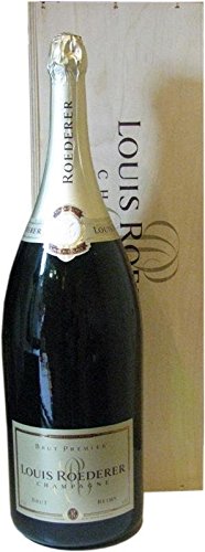 Louis Roederer Brut Premier Champagner 6,0l Grossflasche incl. Holzkiste - 1