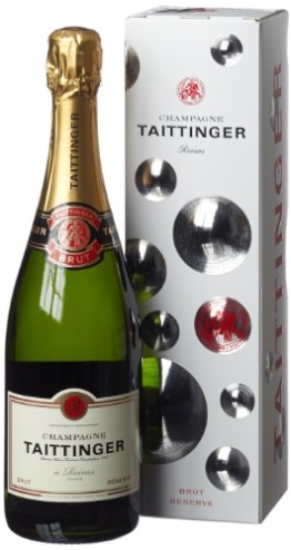 Taittinger Brut Reserve Pinot Noir mit Geschenkverpackung (1 x 0.75 l) - 1